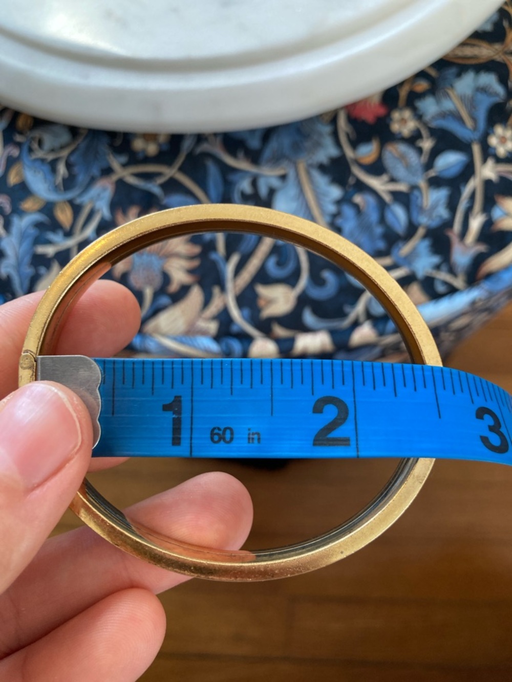 Antique Rolled Gold Hinged Bangle Bracelet w/Maker’s Mark - Picture 14 of 14